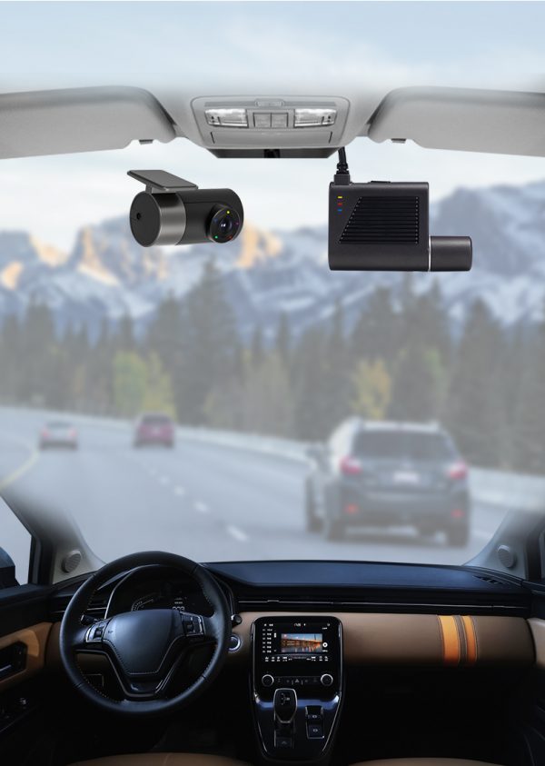 installation of mini car dashcam