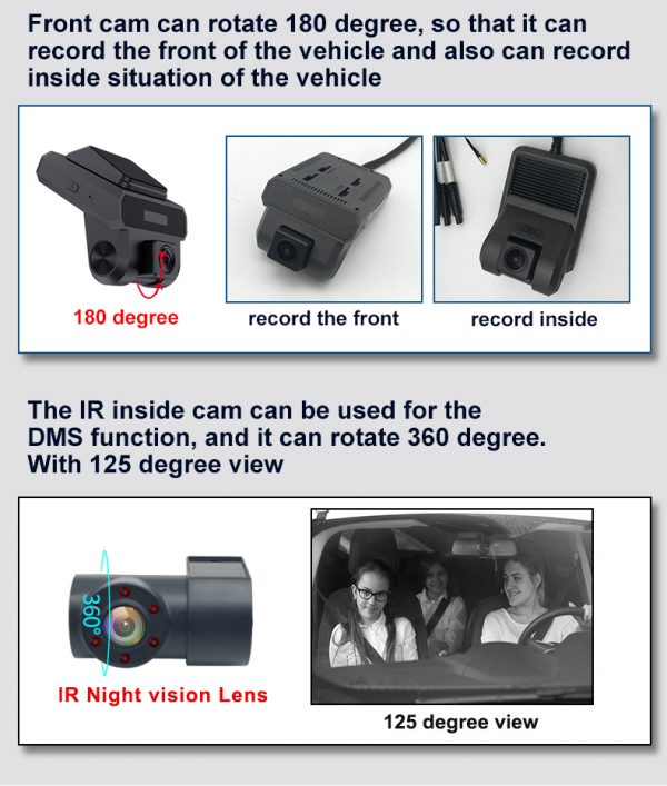 degree and details of 3CHs car dashcam