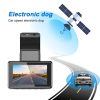 mini screen car dashcam with electronic dog