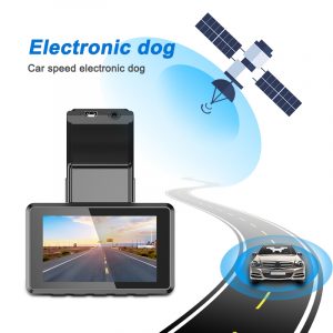 mini screen car dashcam with electronic dog