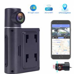 4G WIFI GPS dual lens mini hidden camera