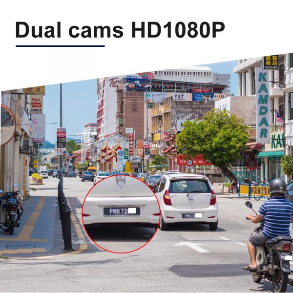 dual cameras HD 1080P