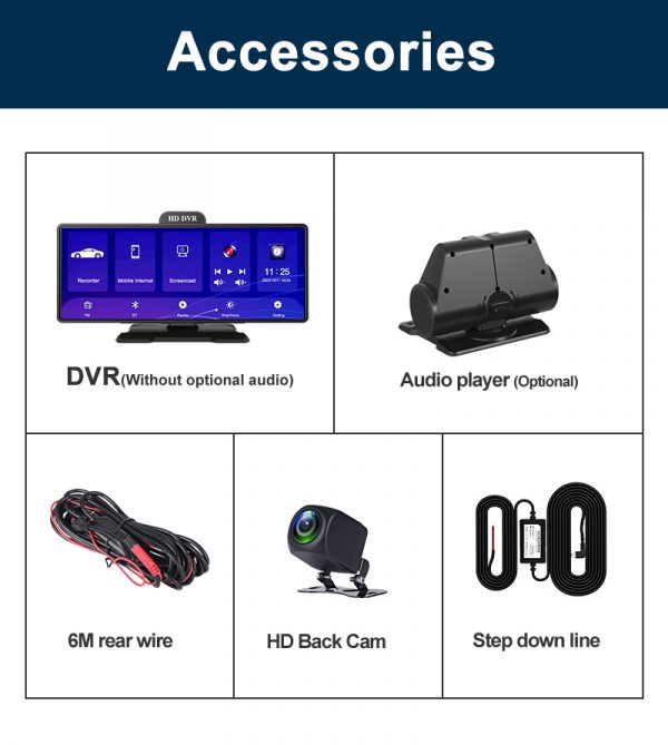 accessories of wireless carplay screen monitor