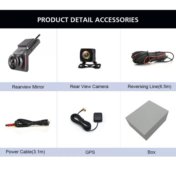 accessories of 4G car recorder