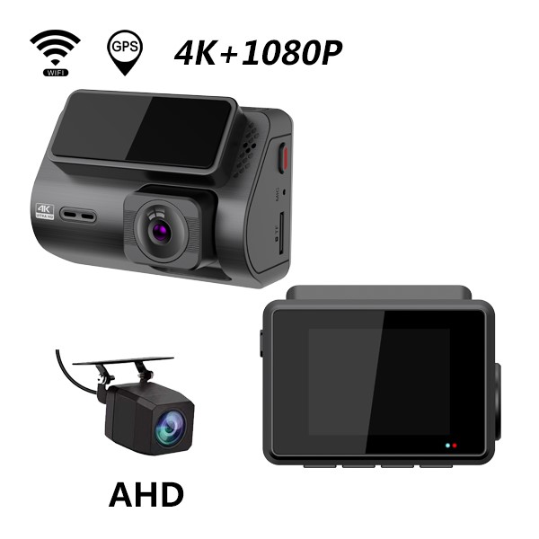 4k+1080p WIFI car dashcam