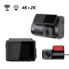 4K dual lens car dashcam