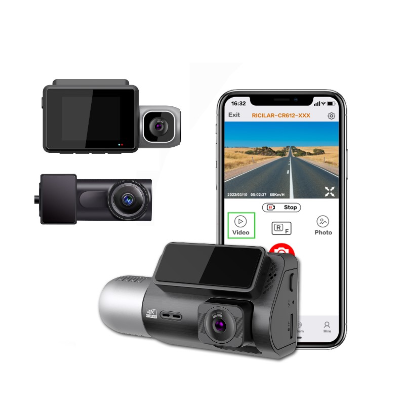 Real 4K 3CHs GPS WIFI Car Dashcam - OEMs&Tier 1s For Automotive ...